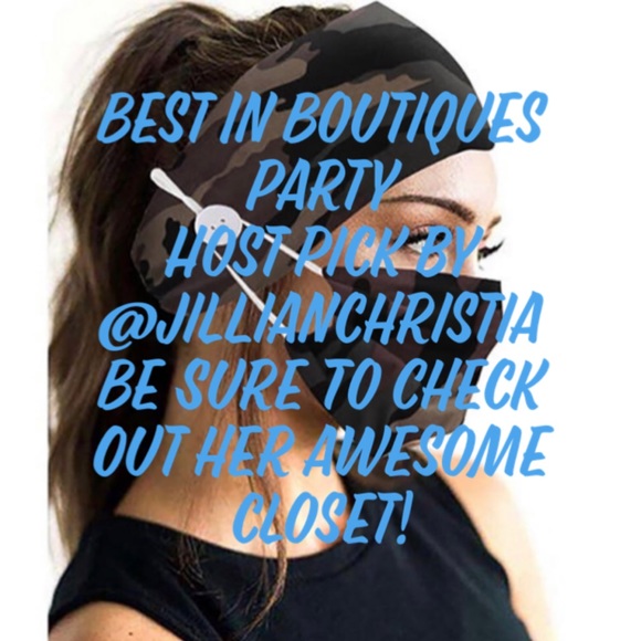 Brand New Face Mask & Headband Set Army Green Camo - Picture 8 of 12